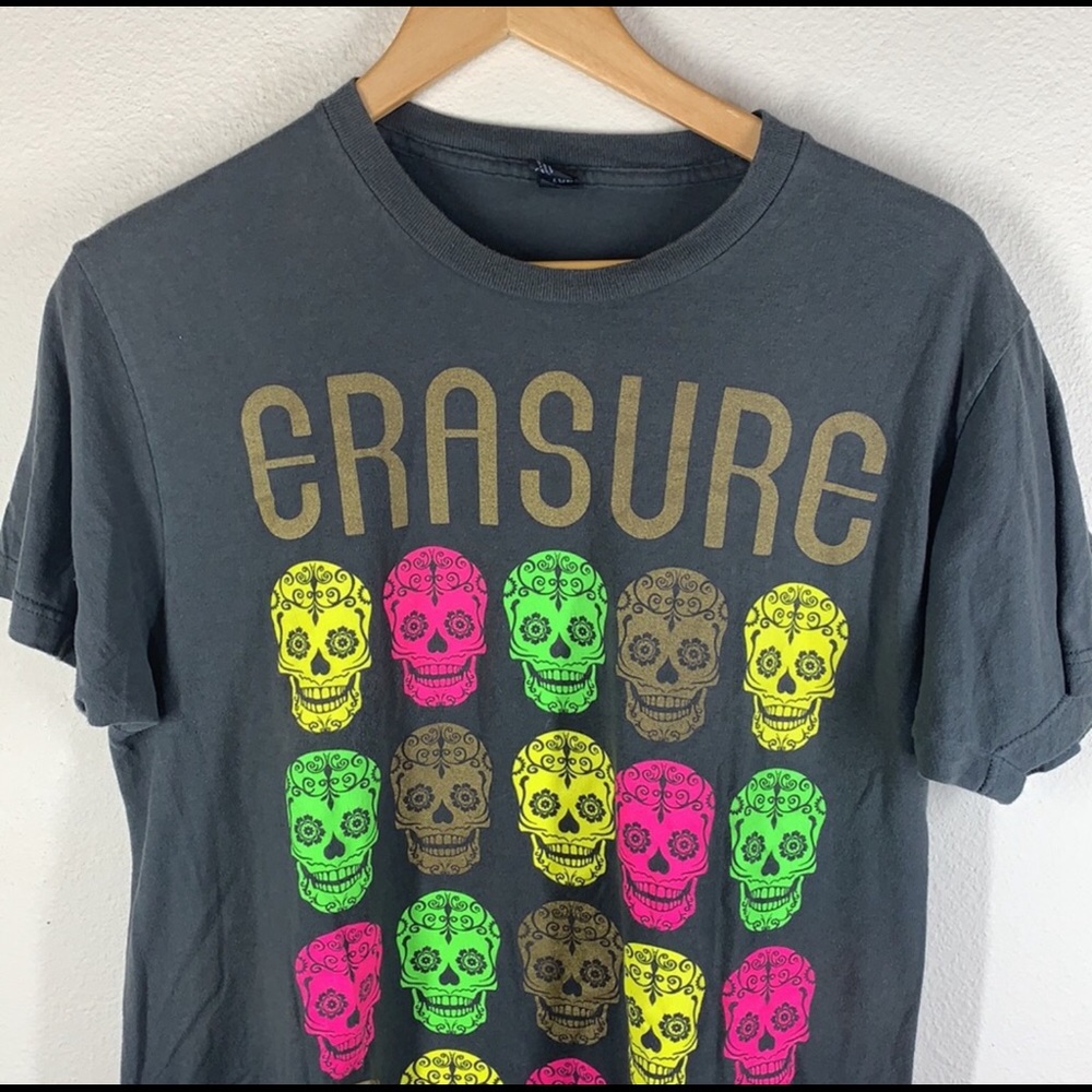 Erasure The Violet flame sugar skull concer tee